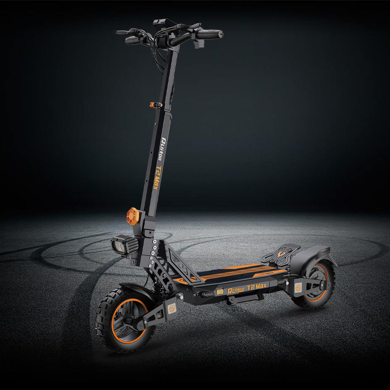 Ruitoo T2Max 10-Inch Electric Scooter with LED Lights 48V 1200W Foldable Mobility Electric Trotinette