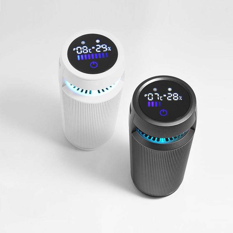 Фильтр HEPA, миниатюрный умный инфракрасный светодиодный дисплей pm2.5, автомобильный очиститель воздуха, очиститель воздуха с фильтром HEPA
