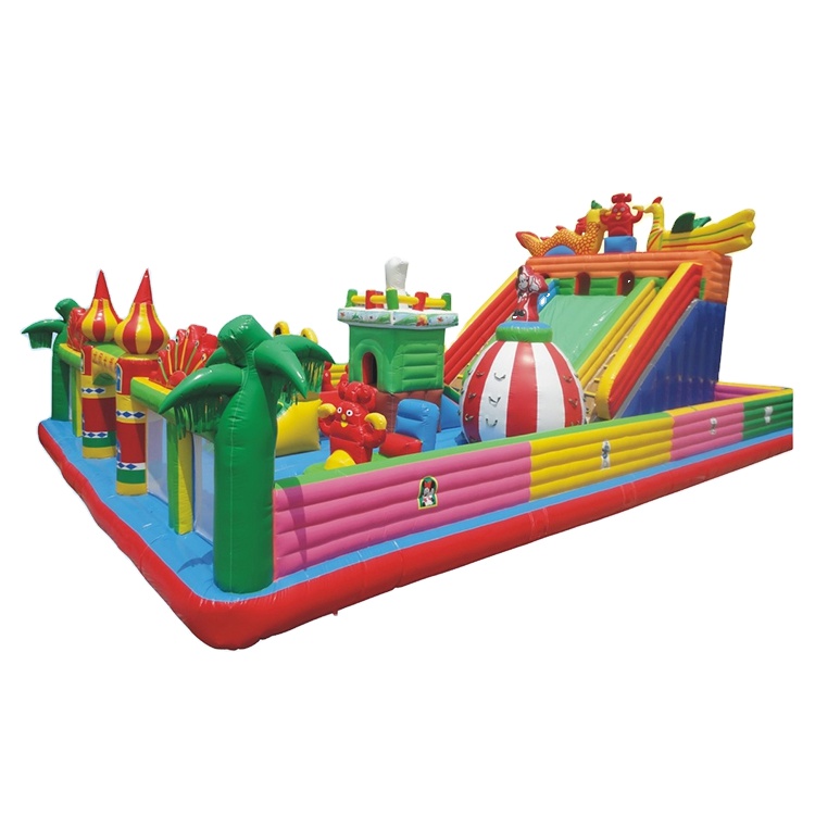 Factory direct inflatable slide children slide castle outdoor playground equipment large inflatable slide for kids
