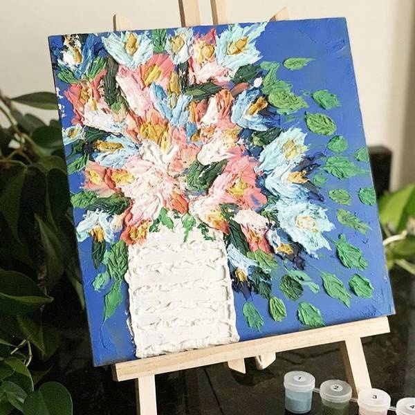 Дропшиппинг DIY картина по номерам ручная роспись маслом на холсте для домашнего декора 20x25 см