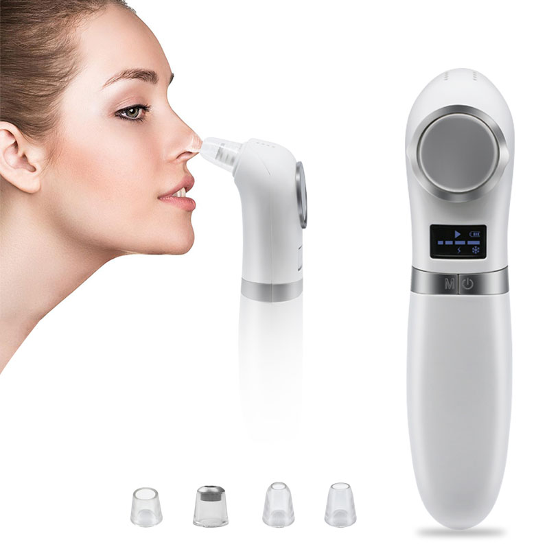 Top Quality Facial Treatment Machine Anti-Puffiness Skin Tightening White Color Blackhead Remover Vacuum