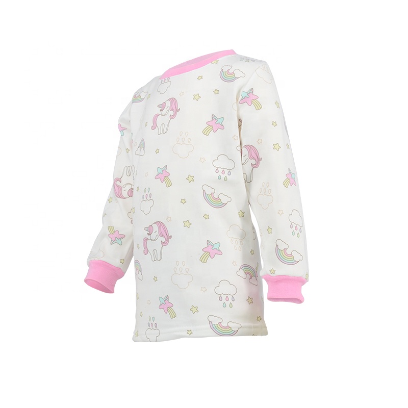 baby girl heart thick luxury soft pajama winter warm pajamas mom and kids cloth 2021 wholesale