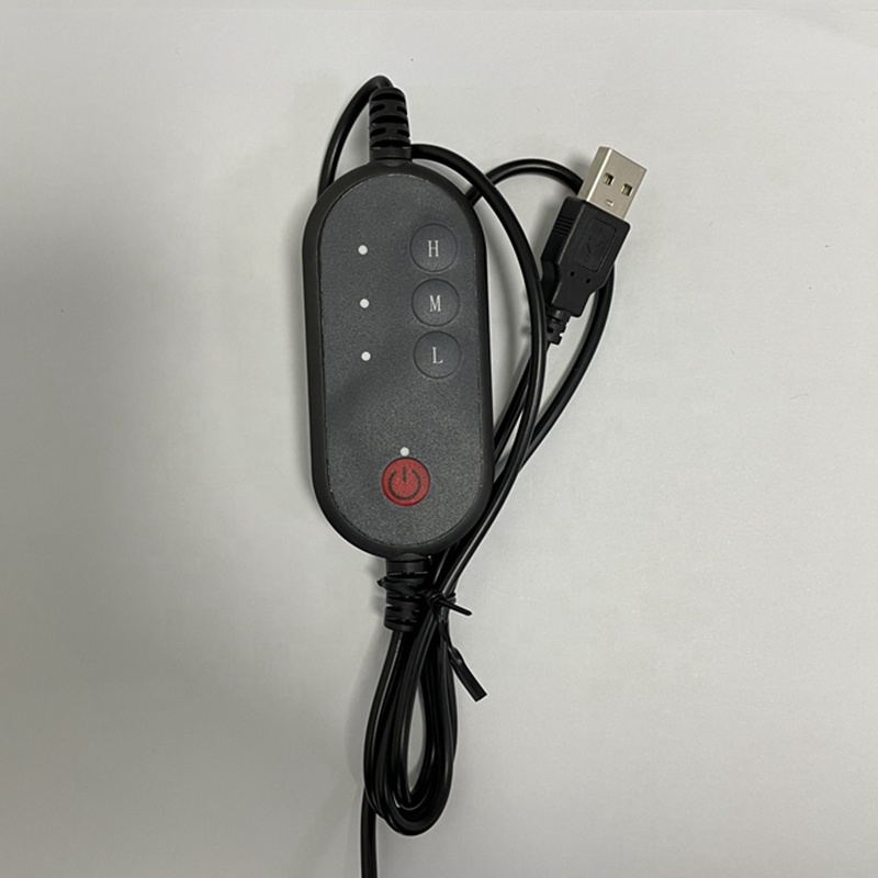 USB H/M/L three-speed thermostat switch, heating product thermostat power cord