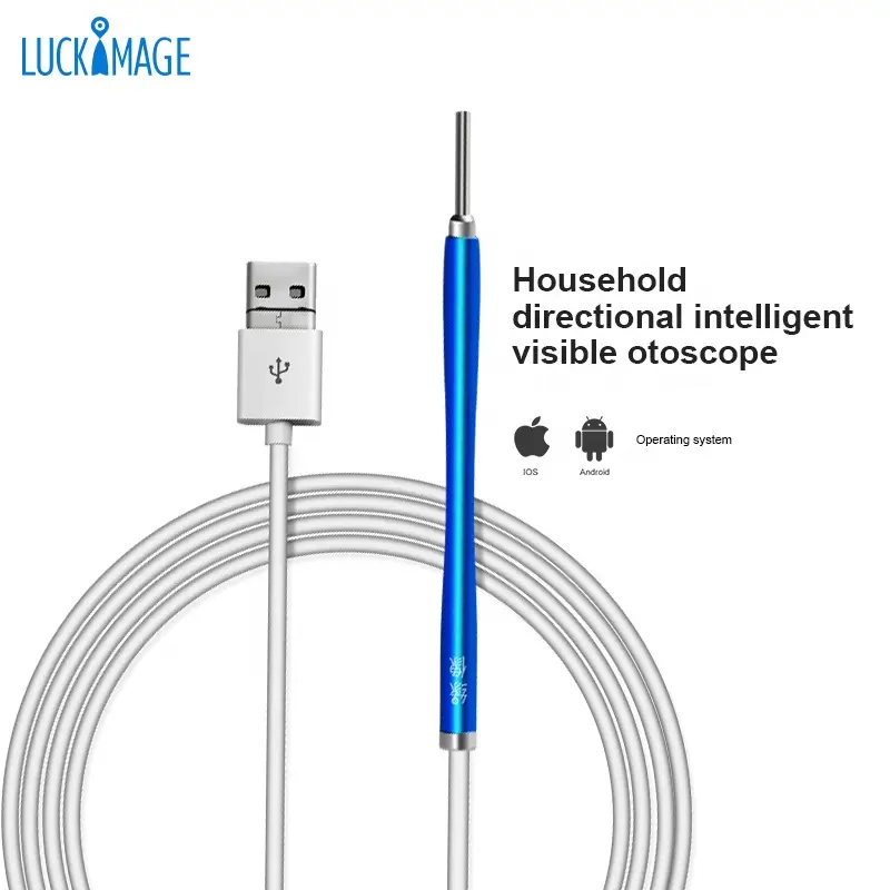 Luckimage Hot Selling Wireless Wifi Ear Otoscope Ear Endoscope