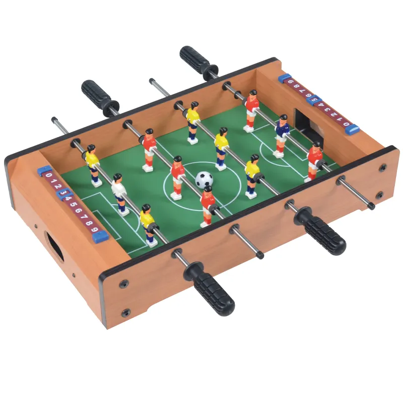 Mini Soccer Game Table Top Wooden Foosball Table for Indoor Party Sport Football Game Kid & Adults Family Entertainment