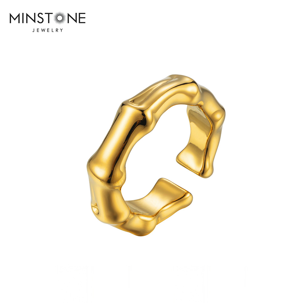 Ювелирные изделия MINSTONE 9K, 10K, 14K, 18K, 24K, настоящее золото, реальная платина, матовое золото, серебро, античное золото, античное посеребренное кольцо
