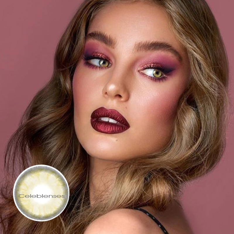 Контактные линзы Gem Brown, косметические контактные линзы, оптовая продажа цветных линз красочного цвета