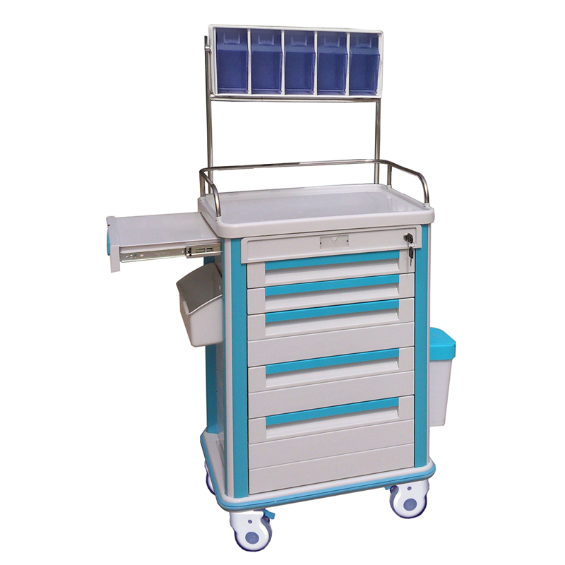Hospital Medical ABS Plastic Anesthesia Trolley Table