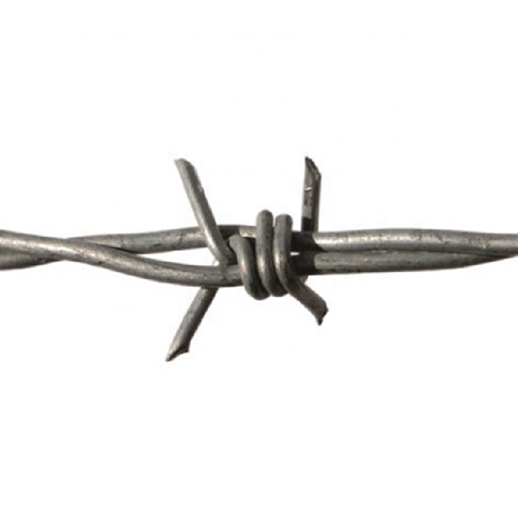China made 16 gauge Hot Dipped galvanized barbed wire/pvc barbed wire in high quality