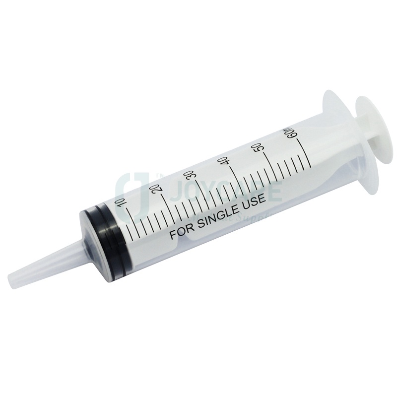 50ML 60ML 80ML 100ML Medical Syringe Rubber Piston Irrigation Syringe