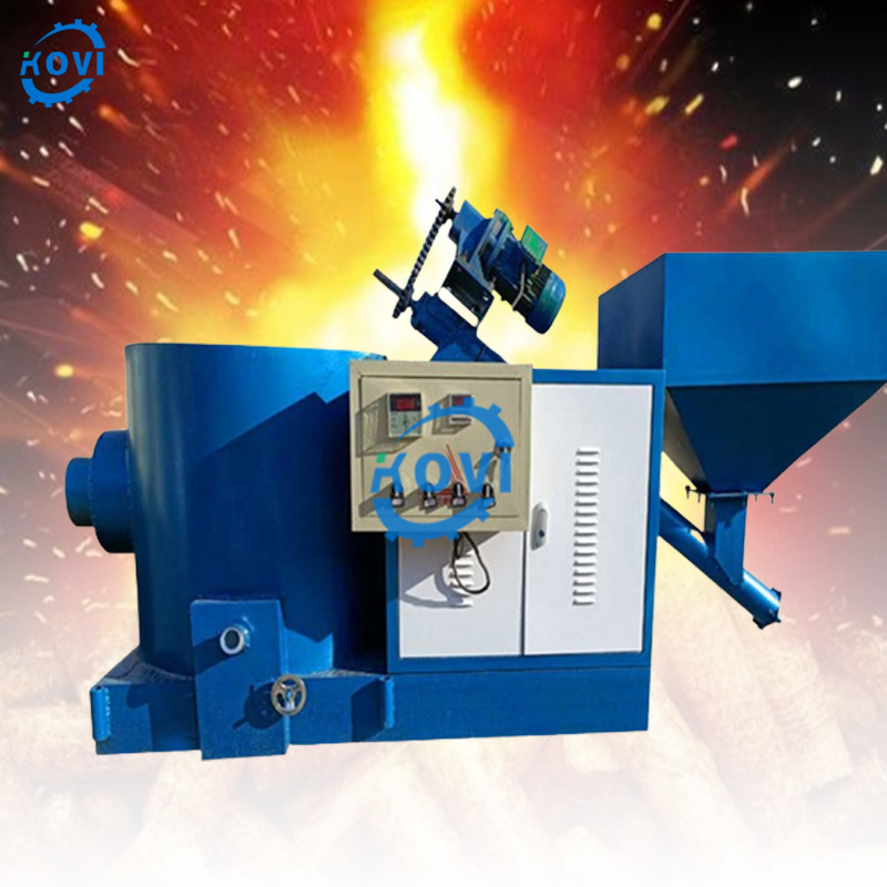 Industrial biomass gasification wood pellet burner machine power plant for boiler