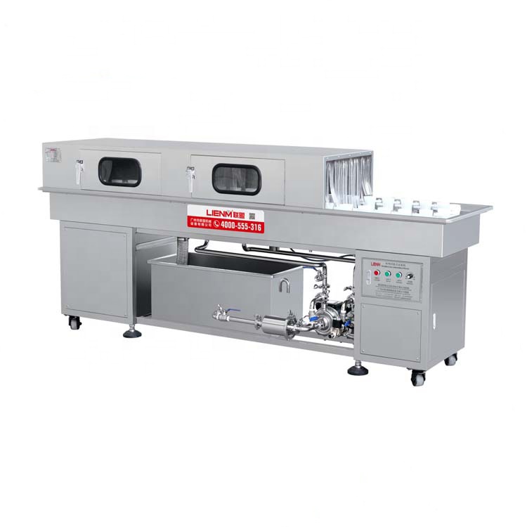 Double Line Intermittent Rinser Plastic Bottle Washing Machine Glass Bottle Recycle Cleaning Equipment with Button Control