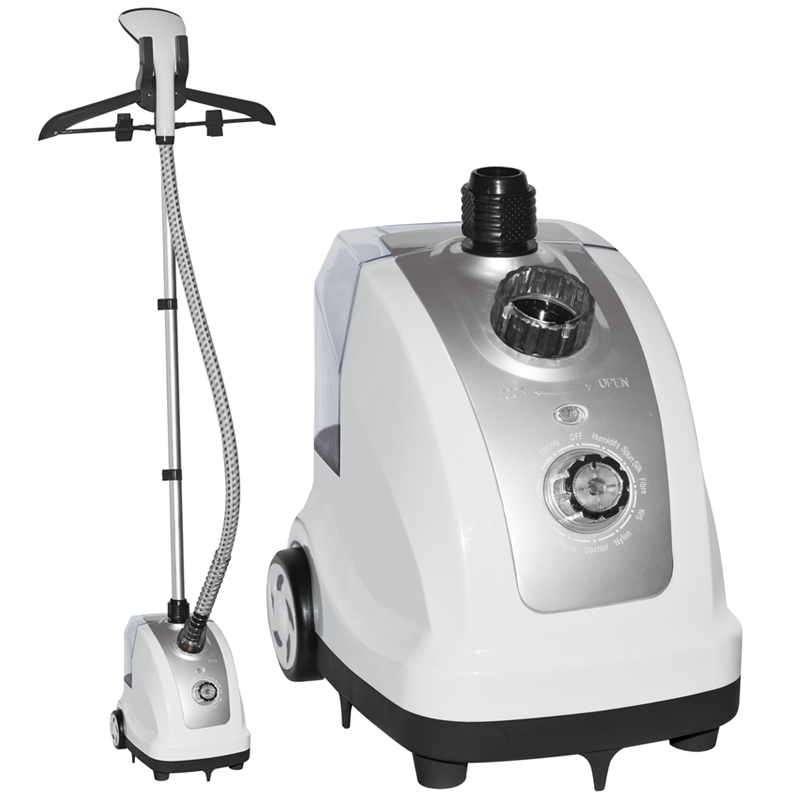 1800W Garment Steamers Vertical With wheels Steam Irons Vertical 1.3L clothes steamer