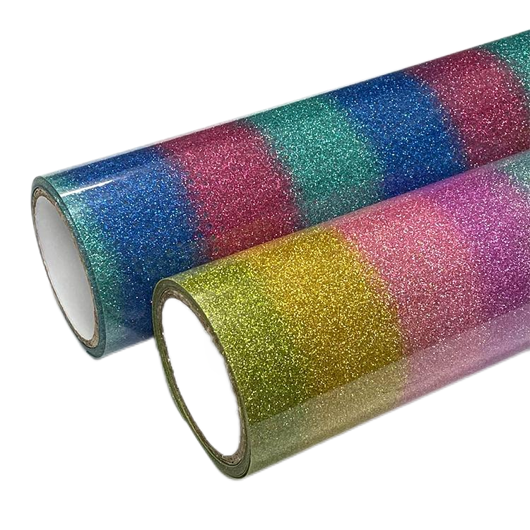wholesale metallic easy weed heat transfer vinyl bundle custom transfer sheets 3d puff flock sublimation heat transfer vinyl