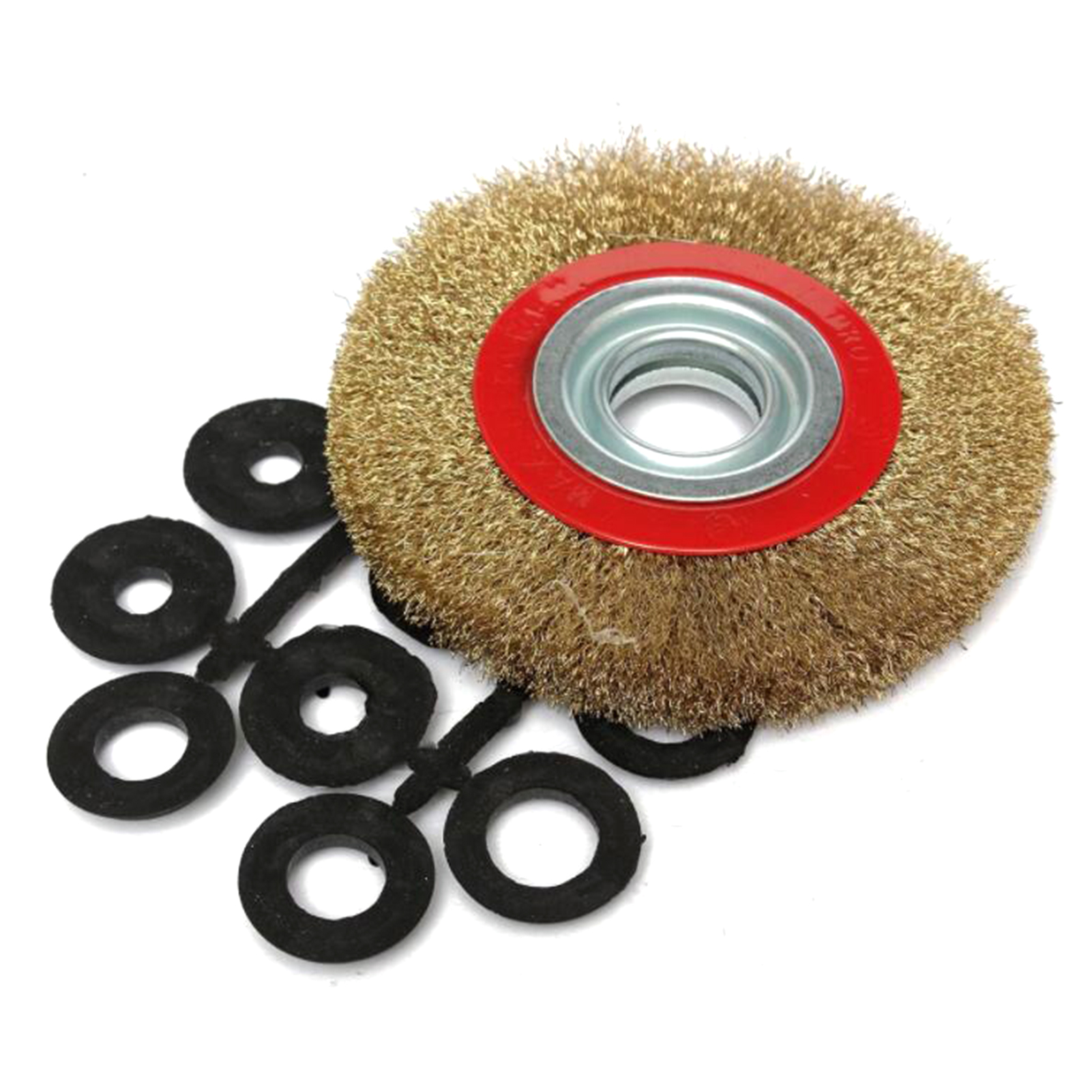 Wire Wheel Brush Stainless Steel for Bench Grinder Polishing Deburring Rust & Paint Removal