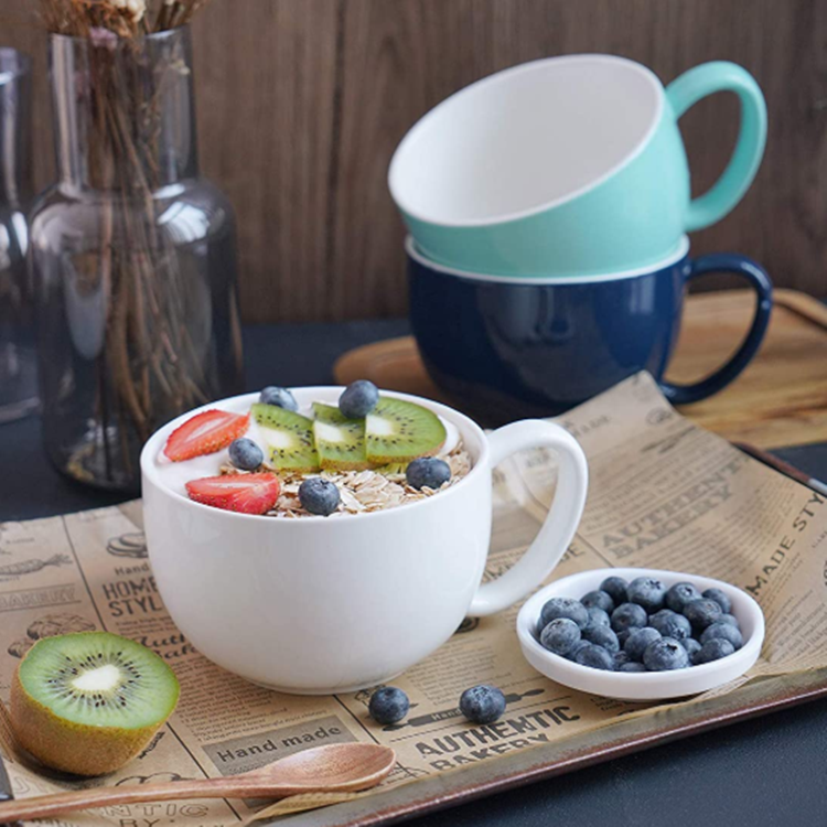 Hot sale cheap multi color custom oat cereal cup