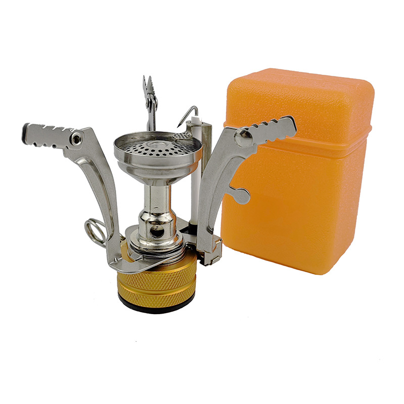 Electronic Ignition Portable Camping Piezo Ignition Canister Stove