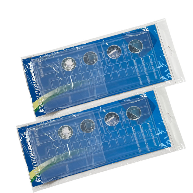 Wholesale transparent dustproof silicone keyboard film universal computer desktop keyboard protective film