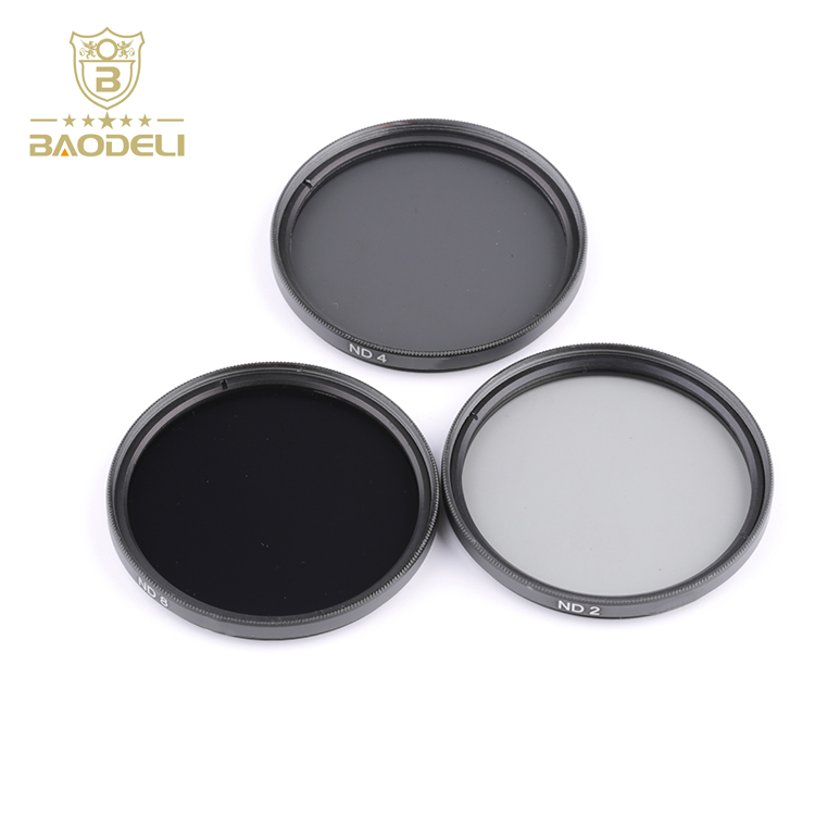 Фильтр для объектива BAODELI Nd фильтр 2 4 8 49 52 55 58 62 67 72 77 82 мм ND фильтр для камеры