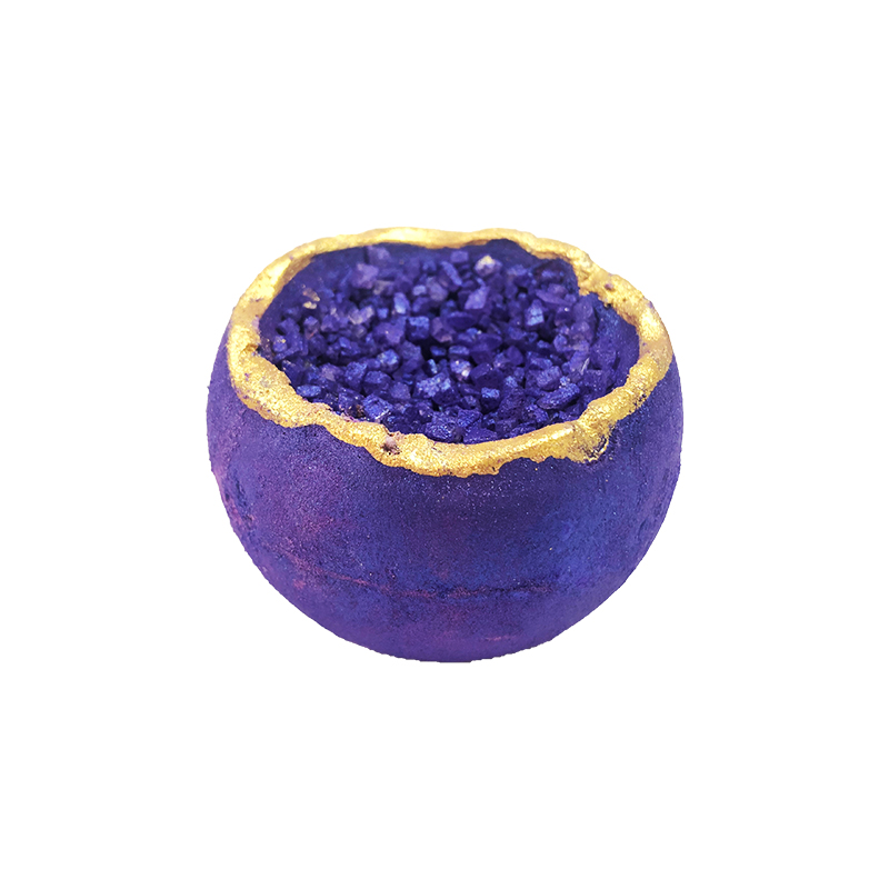 Floating bubble bomb multi layer color explosive bath ball handmade bubble bath bomb.