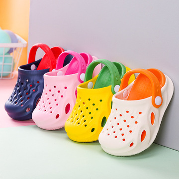 Wholesale EVA Clogs Shoes Kids Foam Clogs Two Colors Children's Garden Clogs Shoes Sandals