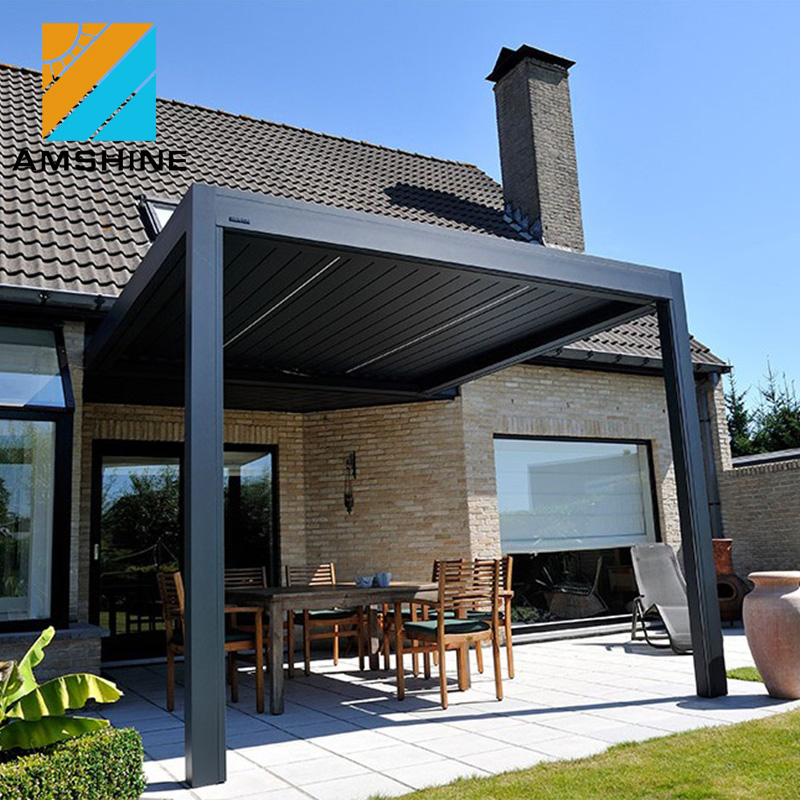 Открывающаяся кровельная система sun aluminum pergola roof louvre