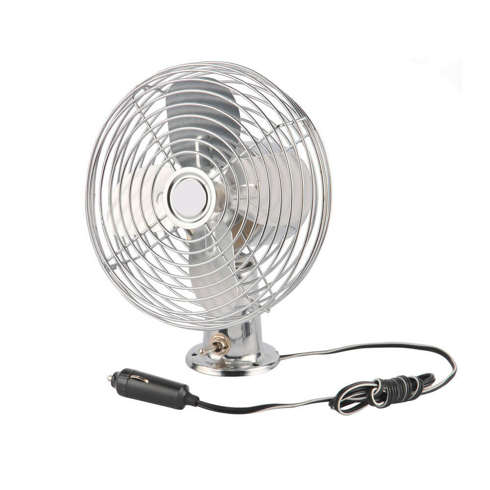 TIIKERI 12V DC Electric Best Car Interior small 12 volt fan Quiet Strong Dashboard Cooling Air Fan for SUV RV Boat Auto Vehicles