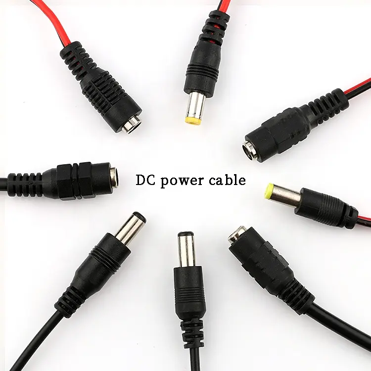 5521 dc power cable Female to Male extension 5.5*2.5/5.5*2.1 dc power plug 5521 5525 male female dc power cable