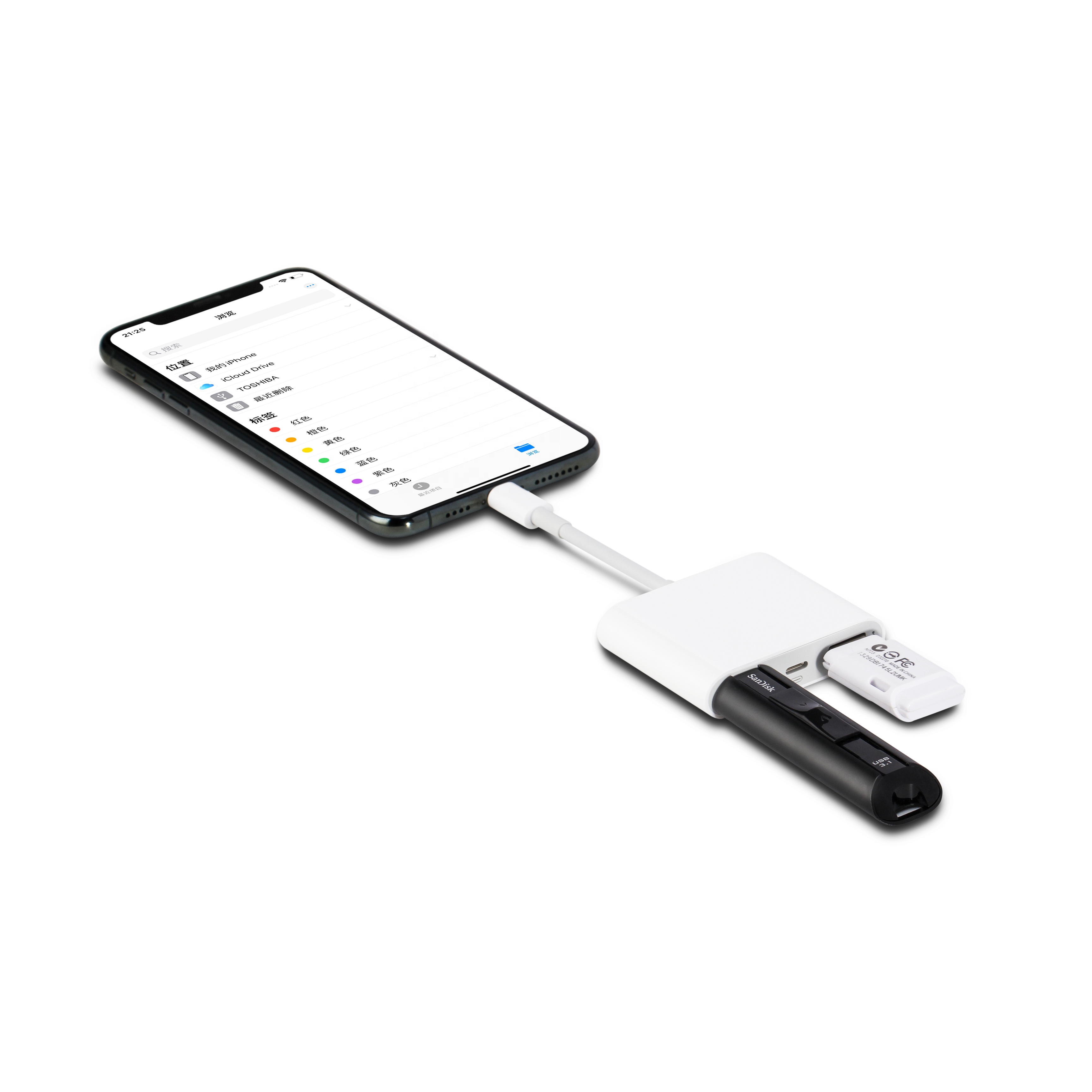 Адаптер OTG с USB C на USB-концентратор с зарядкой для планшета
