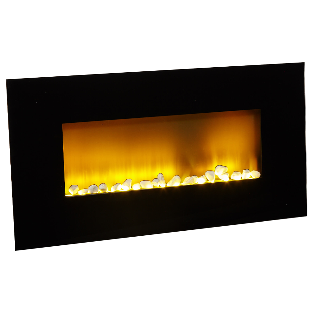 High Quality Solid Glass Front Water Vapor Electic Fireplace Led Indoor Fireplace Modern