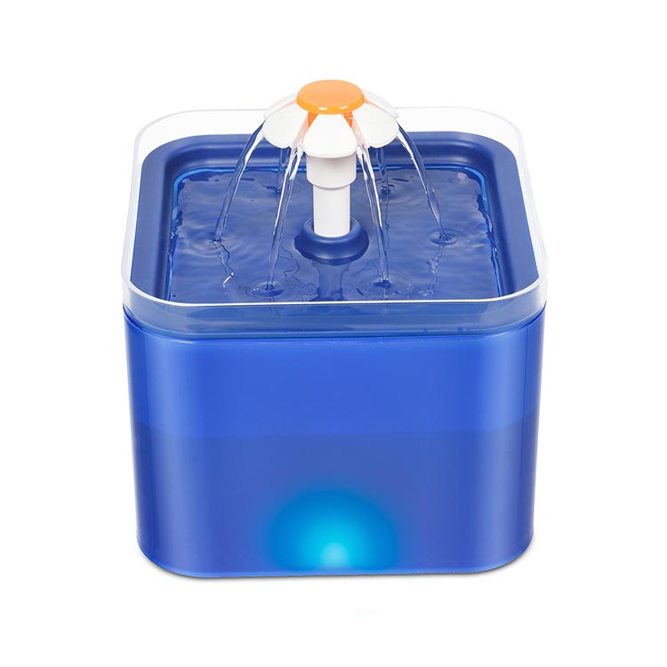 Amazon Best Selling Auto shut off Electric Pet Cat Water Drinking Fountain with LED Light