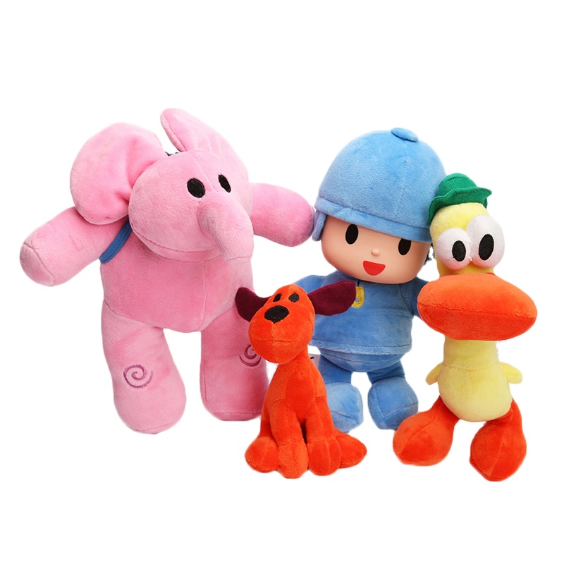 Высококачественная плюшевая аниме-игрушка Pocoyo утка слон собака плюшевая кукла на заказ милые мягкие плюшевые детские игрушки Pocoyo