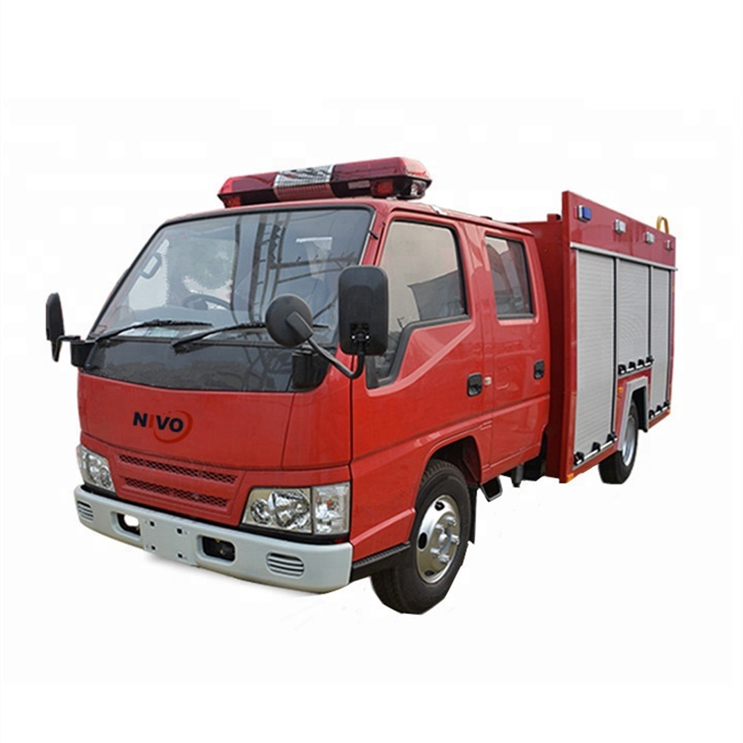 nivo 1.5ton small fire fighting truck with 1.5cubic water tanker truck special vehicle and parts