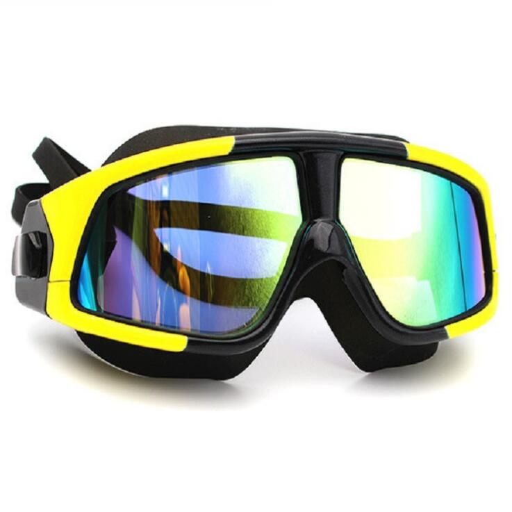 2021 Newest Colorful Anti Fog Anti UV Swim Glasses Fashion Swimming Glasses For Men Women Surfing Diving Eyewear