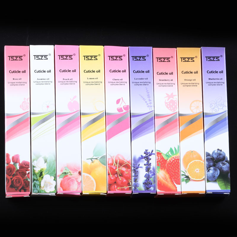 TSZS NB-3 Высокое качество 9 различных вкусов кутикулы Восстанавливающий масло ручка для дизайна ногтей Уход за кутикулой масло ручка