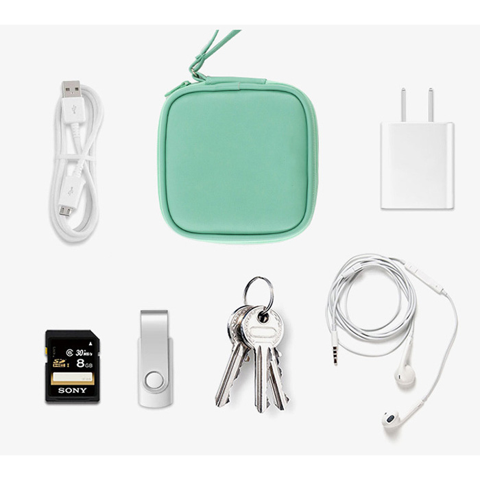 Customize your logo Double Layer large small organizer case SD card carrying case