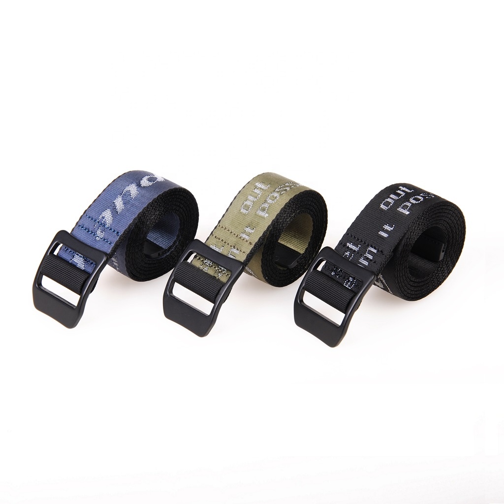 Super September Custom Logo Hot Sale Custom Nylon Letter Jacquard Webbing High Strength Outdoor Sports Leisure Fashion Multi-co