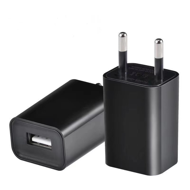 Портативное Сетевое зарядное устройство для мобильных телефонов на android с одним usb-портом, 5 В, 1 А, 5 Вт, американская и европейская вилка