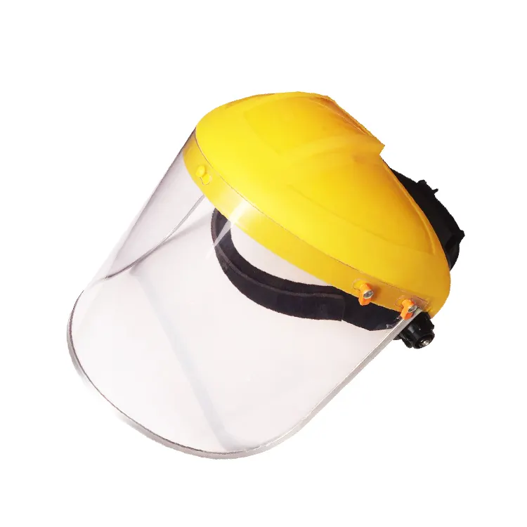 Industrial Transparent Helmet Multi-Functional Protective Face Shield Adjustable Mask