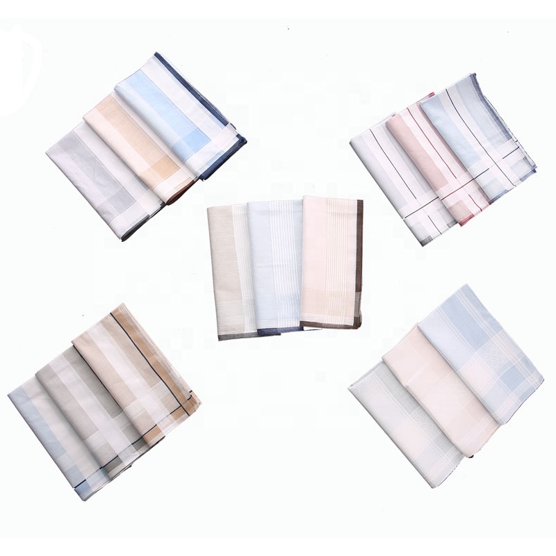Hot selling 100% cotton high quality handkerchief for men