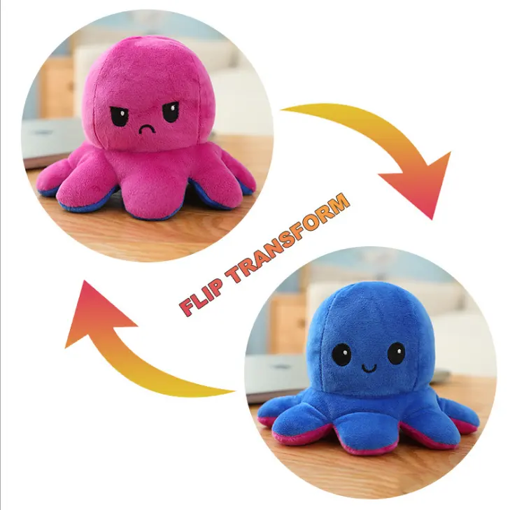 Octopus Plush Toy Aoyatex High Quality Stuffed Custom Flipped Octopus Plush Toys