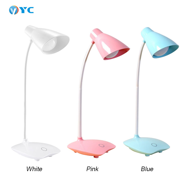 DC 5V USB Charging Port Rechargeable Dimmable Desk Lamp Bright Table Lamp Office Table Top Lanterns For Reading Book Lights