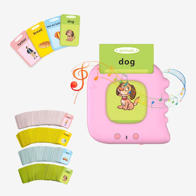 Preschool Flash Card Smart English Speaker Portable Intelligent Toy Educational Abs Plastic Kids Learning Machine For Kids