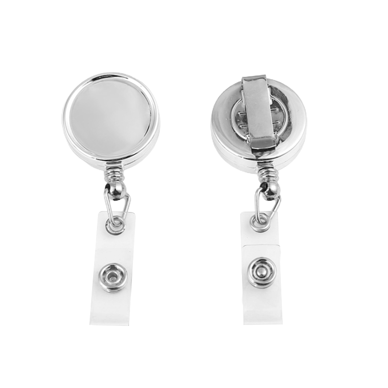 Wholesale Quality Factory Name Title Badge Metal ABS Elastic Custom Scalable Badge Reel