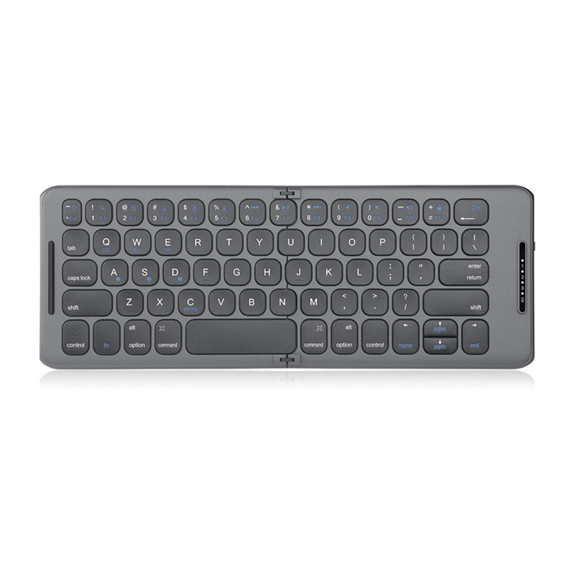 Безмолвная Беспроводная Bluetooth-клавиатура из алюминиевого сплава Mac Win-dows Android