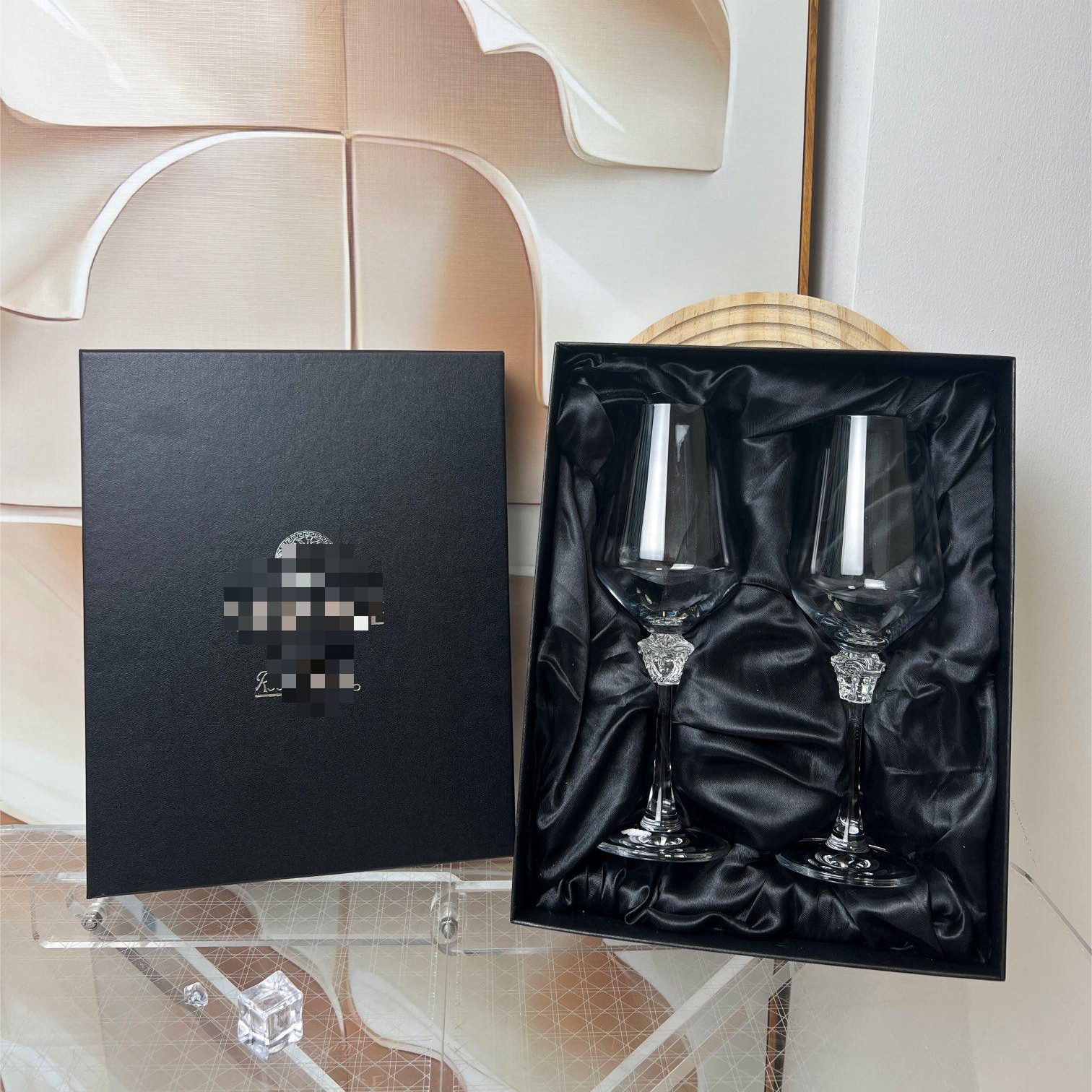 Deluxe V series high quality long stem clear wine glass white red wine glasses goblet red wine glass for restaurant