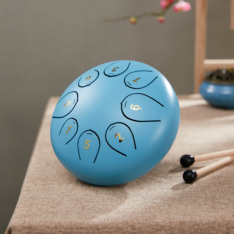 UKETA ударные инструменты 6 дюймов handpan стали язык барабан