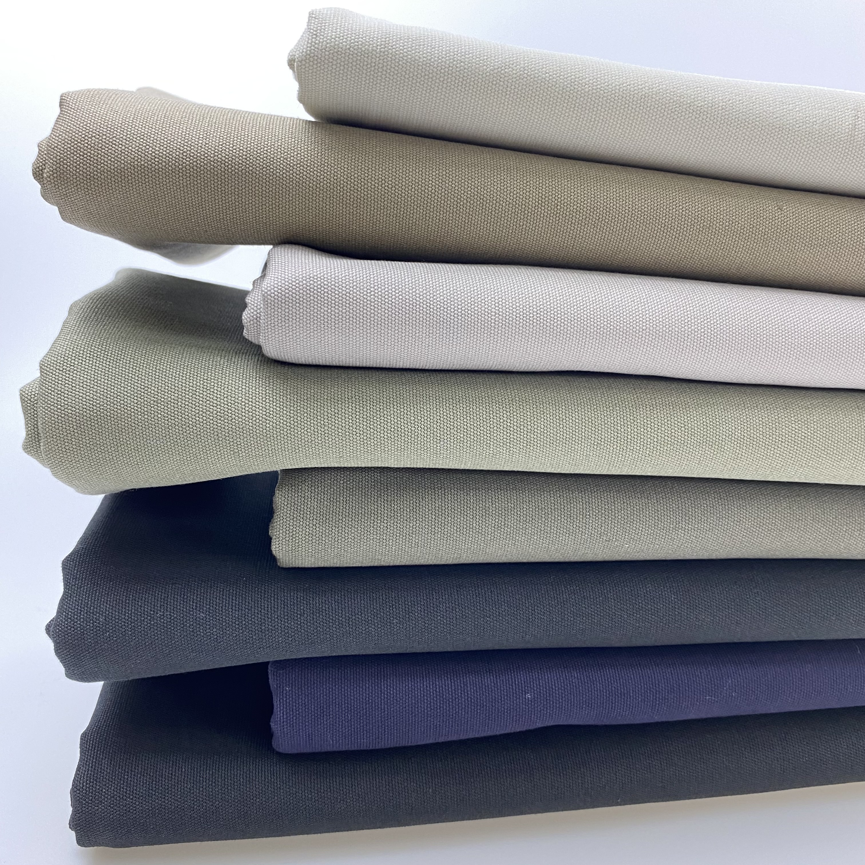 High quality fashion design 260gsm double faced plain solids cotton fabric for t shirt