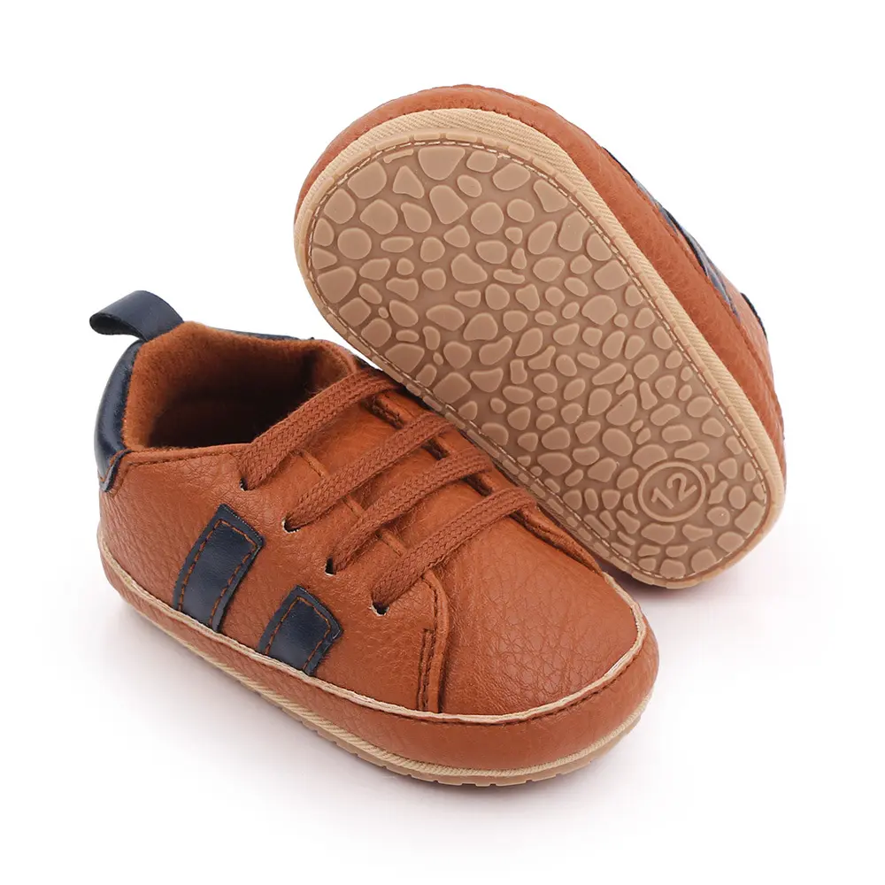 Newborn Footwear Leopard Print Baby Shoes Spring Toddler First Walker PU Leather Infant Prewalker Shoes