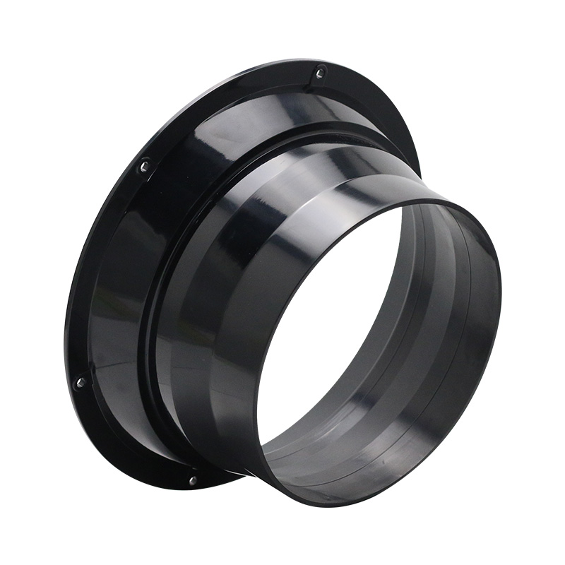Ventilation Wall Flange Plastic Reducer Duct Fitting Flange 100 150 160 180 200 250 300mm Round Plastic Reducing Flange Ducting